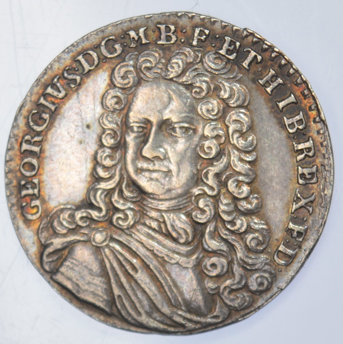 George-I-Silver-Medalet-/-Pattern-Sixpence?